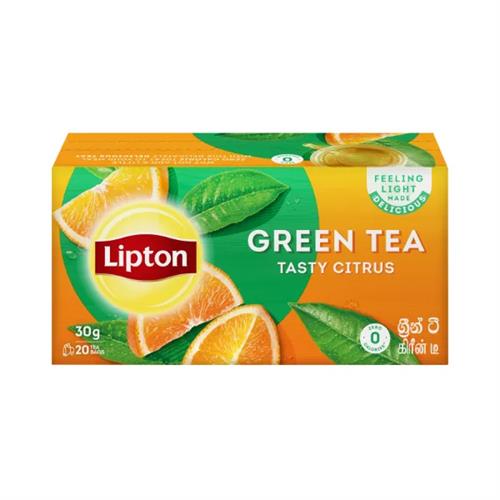 Lipton Citrus Green Tea Bag 26G