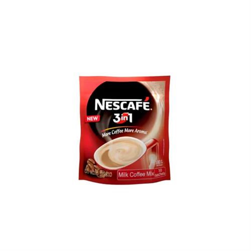 Nescafe 3In1 Milk Coffee Mix Sachet 10S 180G