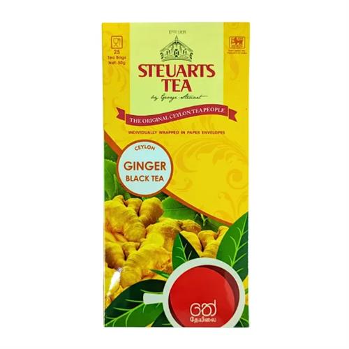 Steuarts Ginger Black Tea 25 Tb