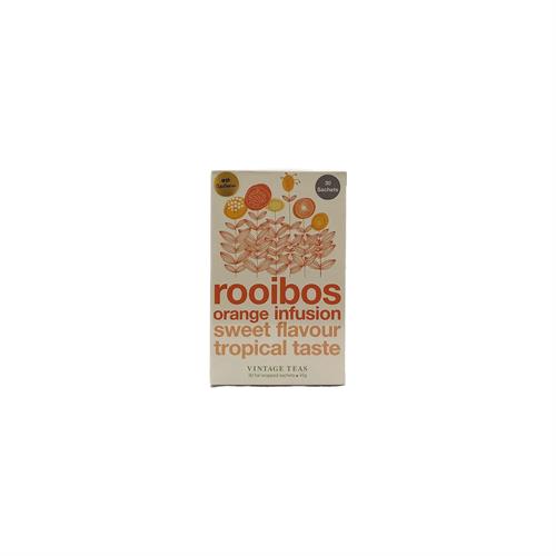 Vintage Rooibos Orange Infusion Sweet Flavour Tropical Taste Tea 30S 45G