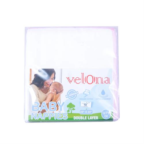 Velona Baby Towel Printed Pink 40*26 3 Pcs