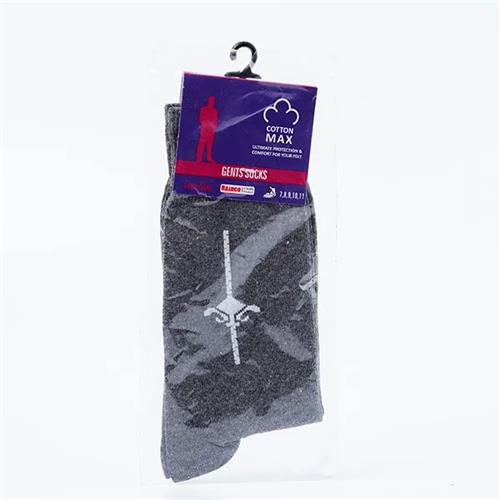 Cotton Max Corporate Socks Design - Gray 8506Gry