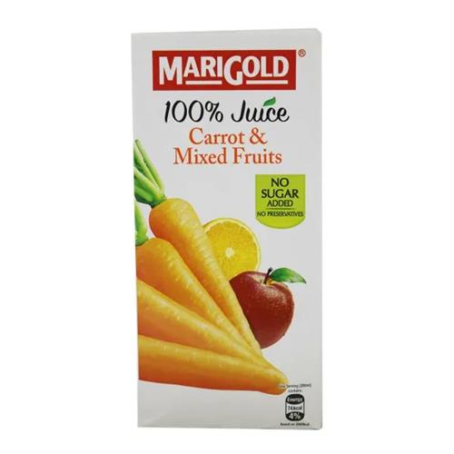 Marigold 100% Carrot & Mixed Fruits Juice 1L