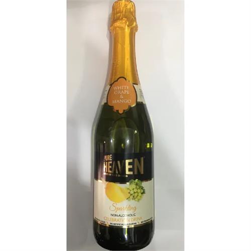 Pure Heaven Non Alcoholic White Grape & Mango Wine 750Ml