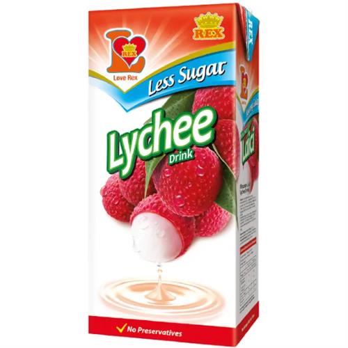 Rex Less Sugar Lychee Drink 1L