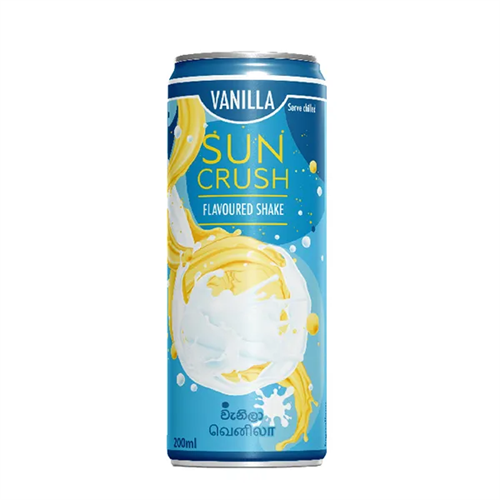 Sun Crush Vanila Flavored Drink 200Ml