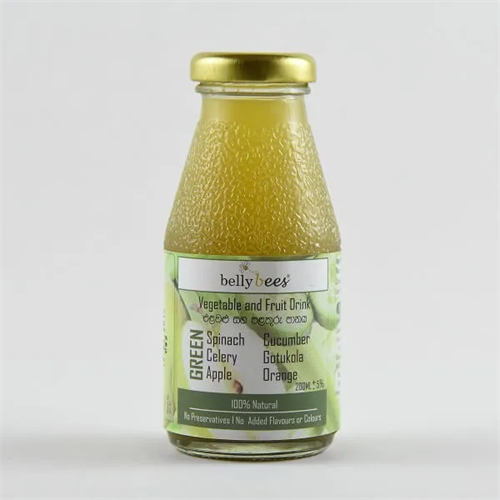 Bellybees Vegetable & Fruit Juice Green 200Ml