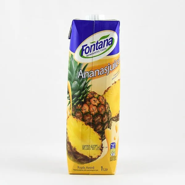 Fontana Pineapple Juice 100% Natural 1L