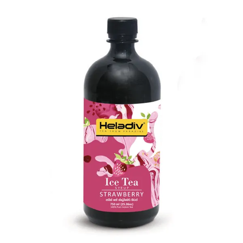 Heladiv Ice Tea Strawberry Syrup 750Ml