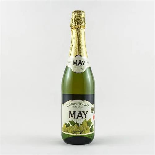 May Non Alchoholic Sparkling White Grape Wine 750Ml