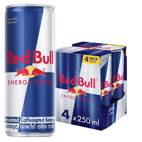 Red Bull Energy Drink 4 Pack 4X250Ml