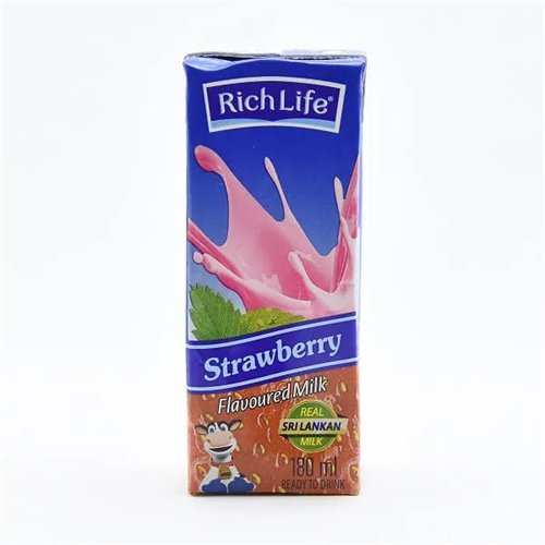Richlife Strawberry Milk Tetra 180Ml