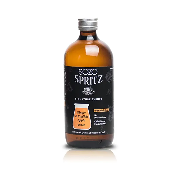 Sozo Spritz Ginger & English Apple Syrup 500Ml