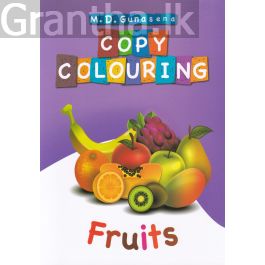 Copy Colouring - Fruits