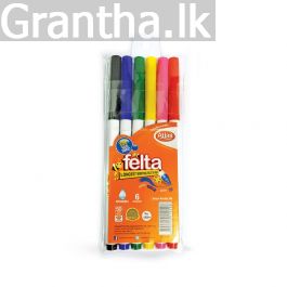 Atlas Col Pen Felta 6 Colours