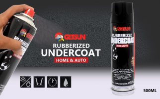 GETSUN Rubberized Undercoat Spray Black