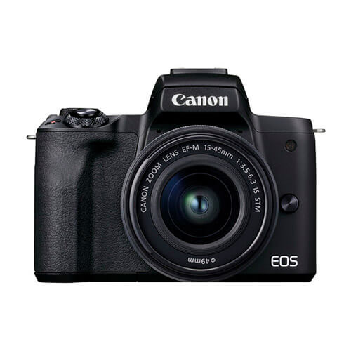 Canon EOS M50 Mark II Mirrorless Camera with EF-M 15-45mm IS STM lens