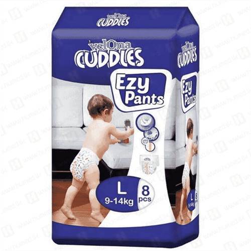 Velona Cuddles Ezy Pants Large 8pcs Easy