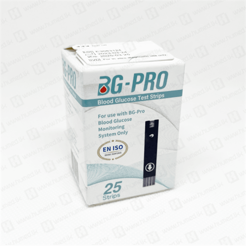 BG Pro Glucometer 25 Strips Pack