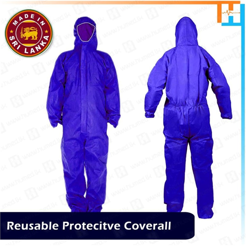 Reusable Coverall Navy Blue