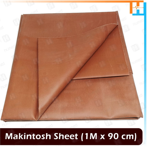 Rubber Mackintosh Sheet / Mattress Protector for Hospital Bed or Baby Bed 1M x 0.9 M