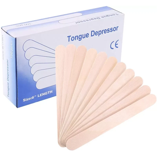Wooden Tongue Depressor 100 Pieces