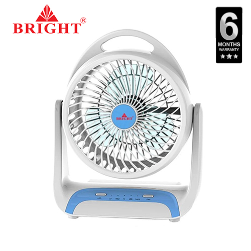 Rechargeable Mini Fan With Light Bright BR66RC