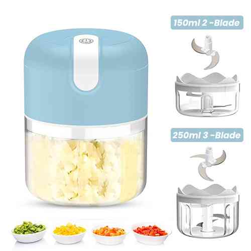 Electric Rechargeable Food Chopper Mini Garlic Chopper