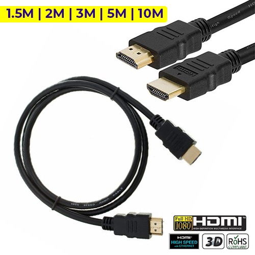 High Quality HDMI Cable Round Design Support 2K FHD