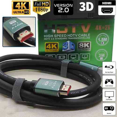 PREMIUM Quality 4K HDMI Cable v2.0 4K 2160p UHD 3D Lead 4K