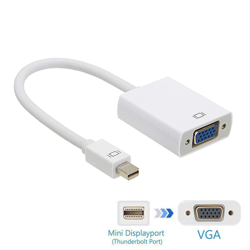 Mini DisplayPort to VGA Converter Adapter