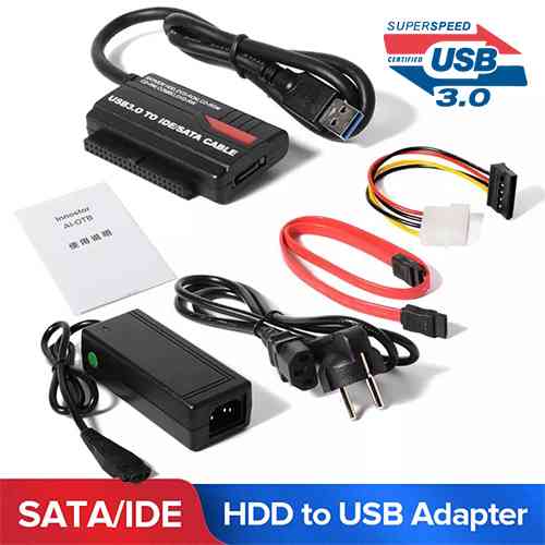 USB 3.0 to SATA / IDE Cable Converter for Hard Drive Disk HDD 2.5 3.5