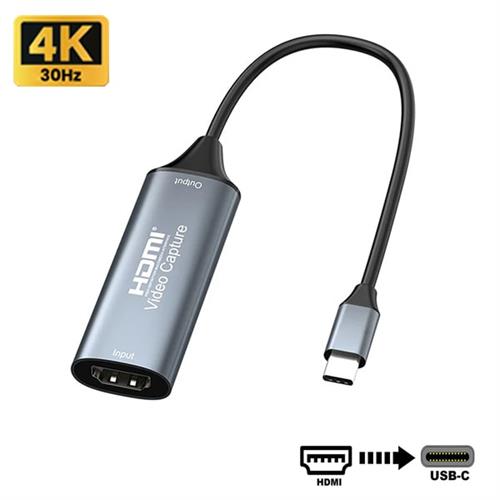 USB C Video Capture Card 4K HDMI to Type C