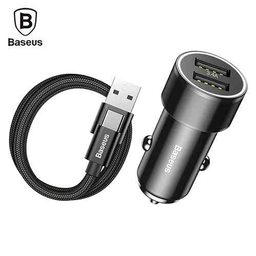 Baseus Small Screw 3.4A Dual USB Car Charger