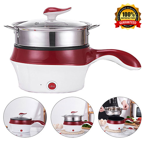 Electric Cooker Hot Pot Multifunction Heating Steamer Frying Pan