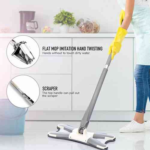 X-Type Microfiber Floor Mop