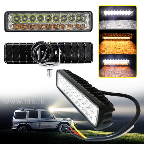 12V LED Light Bar Yellow White Warning Led Lights for Car