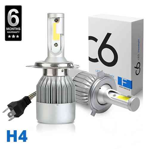 C6-H4 LED Headlight 12v Lamp Auto Headlight 3800LM 6000K