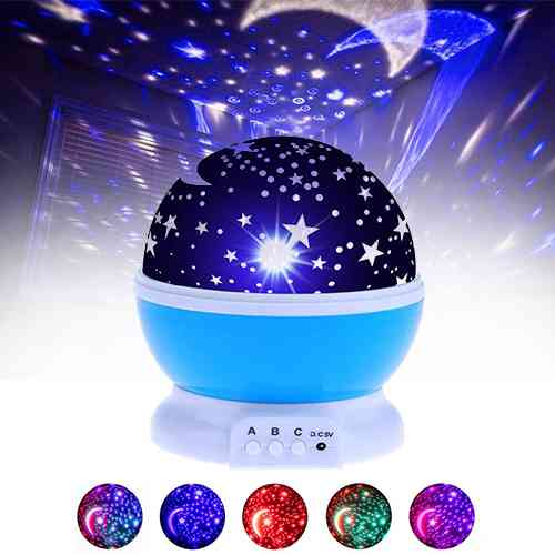 Star Master LED Rotating Night Light