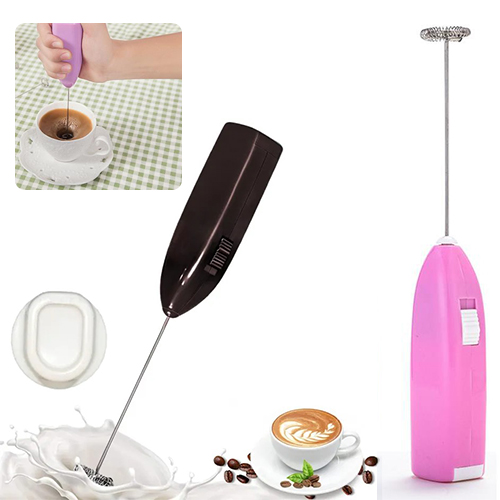 Mini Egg Beater Milk Frother Battery Operated Whisk