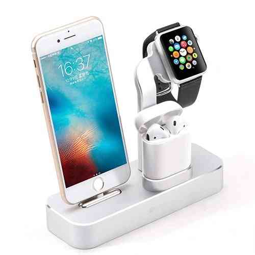 COTEetCI Aluminum 3IN1 Charger Multifunction Charging Stand For iPhone