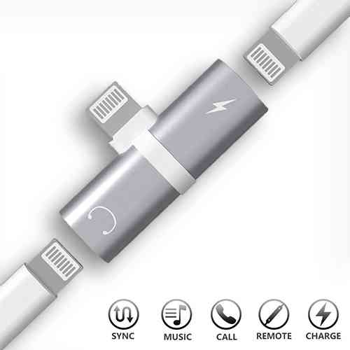 iPhone Lightning Splitter 2 in1