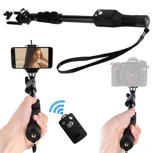 Yunteng YT 1288 Bluetooth Selfie Stick Black, with Remote