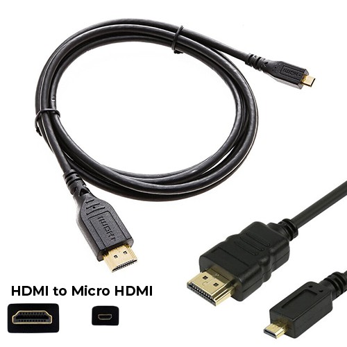 Micro HDMI to HDMI cable 1M