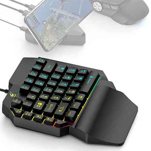 K15 One-hand Mobile Phone Game Keyboard