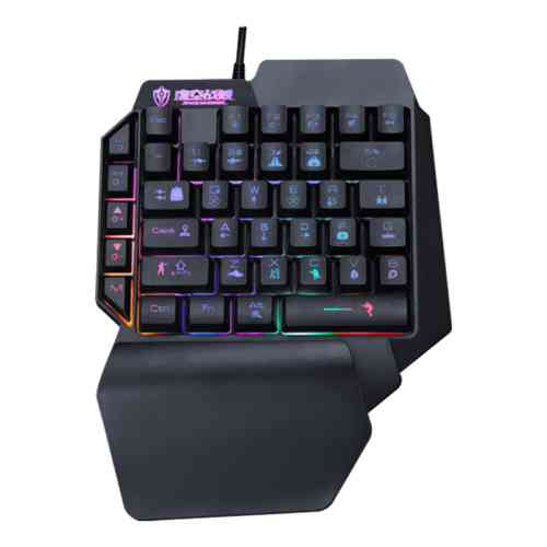 One Hand Wired Keyboard Mini Gaming Shipadoo F6 Keyboard