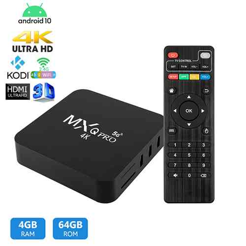 Android Smart Tv Box MXQ Pro 4k 4GB RAM 64GB ROM