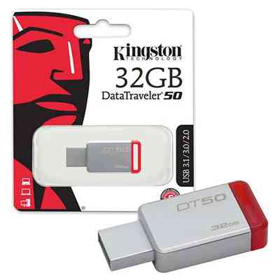 32GB Pen Drive USB 3.1 High Speed Metal Pendrives