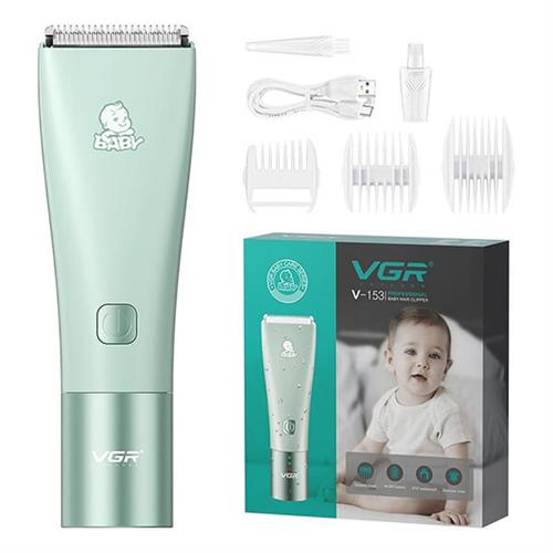VGR V-153 Silent Waterproof Kids Hair Clipper (Ceramic Blade)