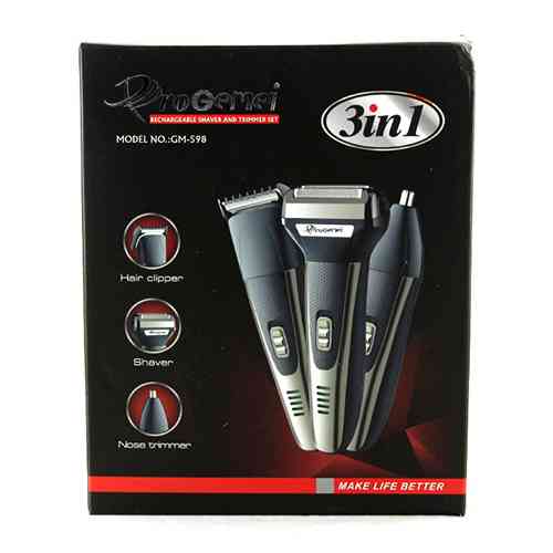 Gemei GM-598 31 Rechargeable Multi Function Shaver
